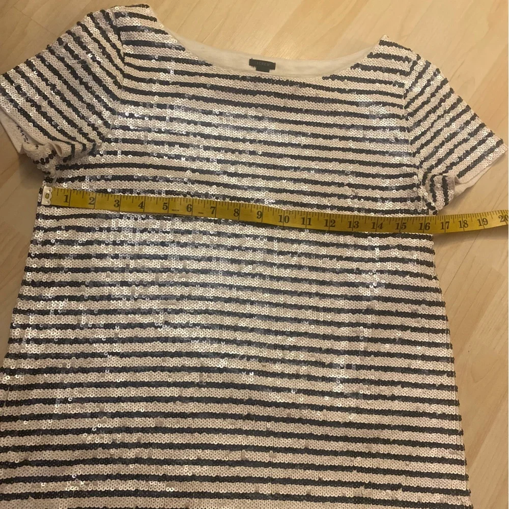 JCrew sequence Striped Black and White Women's Top